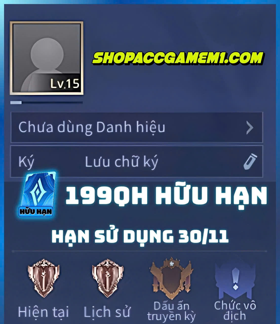 Acc Phôi Nhiều Quân Huy